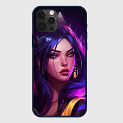 Чехол для iPhone 12 Pro League of Legends Kaisa Kda style, цвет: 3D-черный