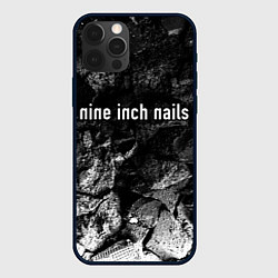 Чехол iPhone 12 Pro Nine Inch Nails black graphite