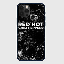 Чехол для iPhone 12 Pro Red Hot Chili Peppers black ice, цвет: 3D-черный