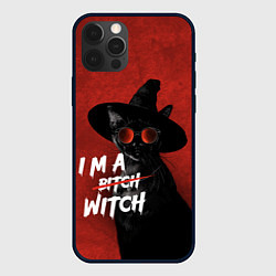 Чехол для iPhone 12 Pro I am witch, цвет: 3D-черный