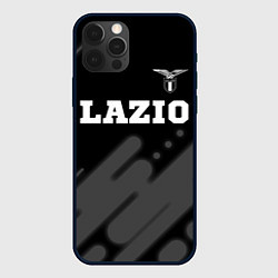 Чехол для iPhone 12 Pro Lazio sport на темном фоне посередине, цвет: 3D-черный