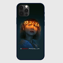 Чехол для iPhone 12 Pro Задача трёх тел - Салазар, цвет: 3D-черный