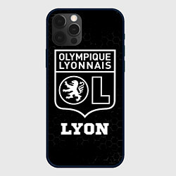 Чехол для iPhone 12 Pro Lyon sport на темном фоне, цвет: 3D-черный