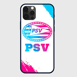 Чехол для iPhone 12 Pro PSV neon gradient style, цвет: 3D-черный