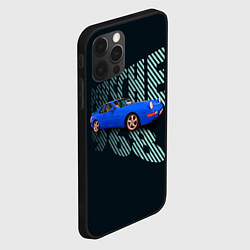 Чехол для iPhone 12 Pro Немецкая спортивная машина Porsche 968, цвет: 3D-черный — фото 2