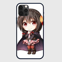 Чехол для iPhone 12 Pro Konosuba Юн-юн чибик, цвет: 3D-черный