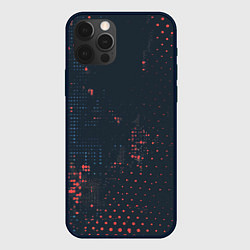 Чехол для iPhone 12 Pro Брызги краски на стену, цвет: 3D-черный