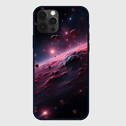 Чехол для iPhone 12 Pro Огромная планета в космосе, цвет: 3D-черный