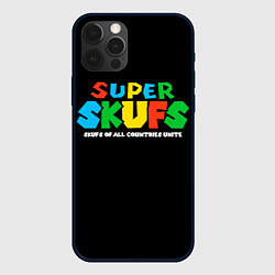 Чехол для iPhone 12 Pro Super skufs, цвет: 3D-черный