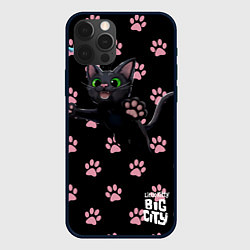 Чехол для iPhone 12 Pro Little kitty, цвет: 3D-черный