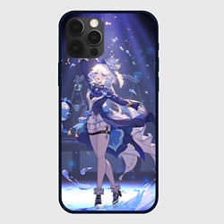 Чехол для iPhone 12 Pro Genshin Impact Furina servants, цвет: 3D-черный