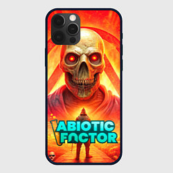 Чехол для iPhone 12 Pro Abiotic Factor horror skull, цвет: 3D-черный