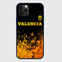 Чехол для iPhone 12 Pro Valencia - gold gradient посередине, цвет: 3D-черный