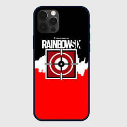 Чехол для iPhone 12 Pro Rainbow six снайпер, цвет: 3D-черный