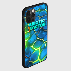 Чехол для iPhone 12 Pro Abiotic Factor logo bright neon, цвет: 3D-черный — фото 2