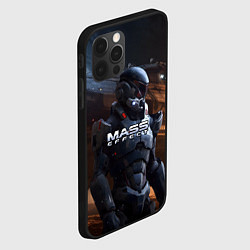 Чехол для iPhone 12 Pro Mass Effect game space, цвет: 3D-черный — фото 2