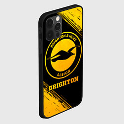 Чехол для iPhone 12 Pro Brighton - gold gradient, цвет: 3D-черный — фото 2
