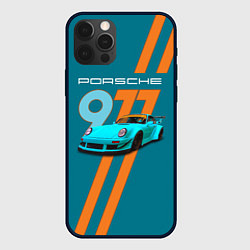 Чехол iPhone 12 Pro Porsche немецкий спорткар