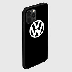 Чехол для iPhone 12 Pro Volkswagen sport avto, цвет: 3D-черный — фото 2