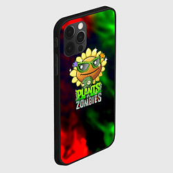 Чехол для iPhone 12 Pro Plants vs zombies огненный градиент, цвет: 3D-черный — фото 2