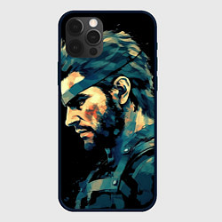 Чехол для iPhone 12 Pro Веном Снейк Metal gear game, цвет: 3D-черный