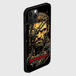 Чехол для iPhone 12 Pro Venom Snake Metal gear game, цвет: 3D-черный — фото 2