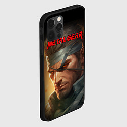 Чехол для iPhone 12 Pro Веном Снейк из игры Metal gear, цвет: 3D-черный — фото 2