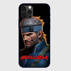 Чехол для iPhone 12 Pro Веном Снейк из игры Metal gear, цвет: 3D-черный