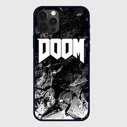 Чехол для iPhone 12 Pro Doom black graphite, цвет: 3D-черный