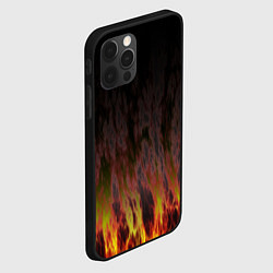 Чехол для iPhone 12 Pro Химическое пламя, цвет: 3D-черный — фото 2