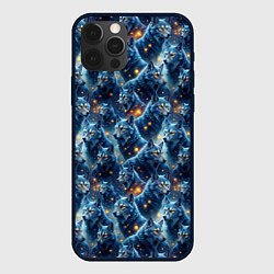 Чехол для iPhone 12 Pro Лесной волк, цвет: 3D-черный