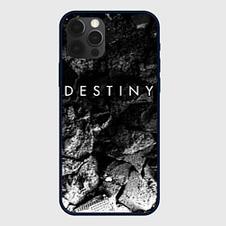 Чехол для iPhone 12 Pro Destiny black graphite, цвет: 3D-черный