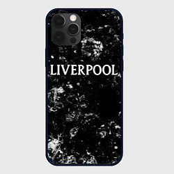 Чехол для iPhone 12 Pro Liverpool black ice, цвет: 3D-черный