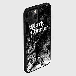 Чехол для iPhone 12 Pro Black Butler black graphite, цвет: 3D-черный — фото 2