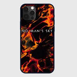 Чехол iPhone 12 Pro No Mans Sky red lava