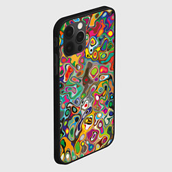 Чехол для iPhone 12 Pro Абстрактные пятна, цвет: 3D-черный — фото 2