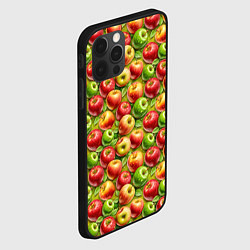 Чехол для iPhone 12 Pro Ароматные сочные яблоки, цвет: 3D-черный — фото 2