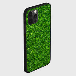 Чехол для iPhone 12 Pro Текстура газона, цвет: 3D-черный — фото 2