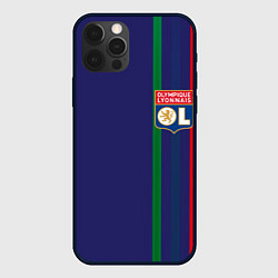 Чехол для iPhone 12 Pro Olympique lyonnais, цвет: 3D-черный