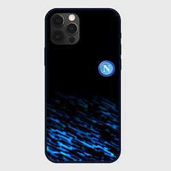 Чехол для iPhone 12 Pro Napoli fc club texture, цвет: 3D-черный