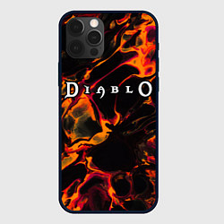 Чехол iPhone 12 Pro Diablo red lava