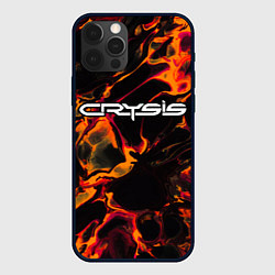 Чехол iPhone 12 Pro Crysis red lava
