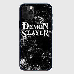 Чехол iPhone 12 Pro Demon Slayer black ice