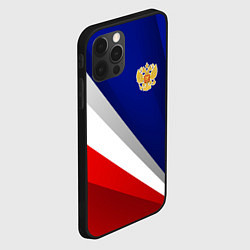 Чехол для iPhone 12 Pro Россия - униформа федерации, цвет: 3D-черный — фото 2