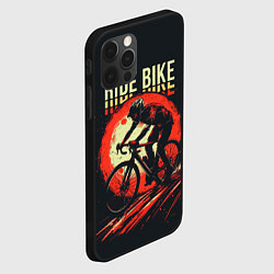 Чехол для iPhone 12 Pro Ride bike, цвет: 3D-черный — фото 2