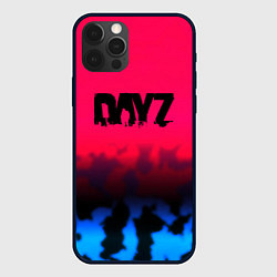 Чехол для iPhone 12 Pro Dayz камуфляж, цвет: 3D-черный