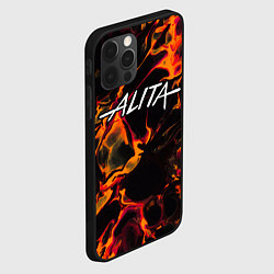 Чехол для iPhone 12 Pro Alita red lava, цвет: 3D-черный — фото 2