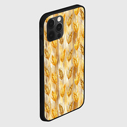 Чехол для iPhone 12 Pro Золотая нива, цвет: 3D-черный — фото 2