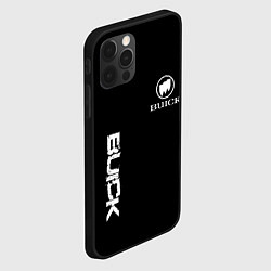 Чехол для iPhone 12 Pro Buik logo white, цвет: 3D-черный — фото 2