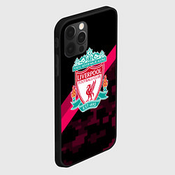 Чехол для iPhone 12 Pro Liverpool sport fc club, цвет: 3D-черный — фото 2